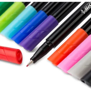 Bic Intensity Fineliner Felt Tip Pens Wallet 8 - Box 10 (3)