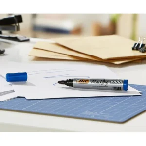 Bic Marking 2000 Permanent Marker Bullet Point Blue - Box 12 (7)
