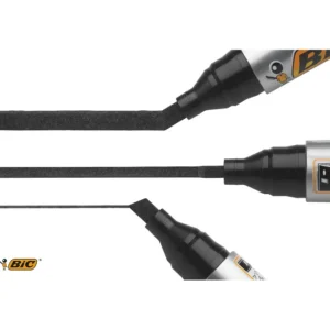 Bic Marking 2300 Permanent Marker Chisel Tip Black - Box 12 (6)