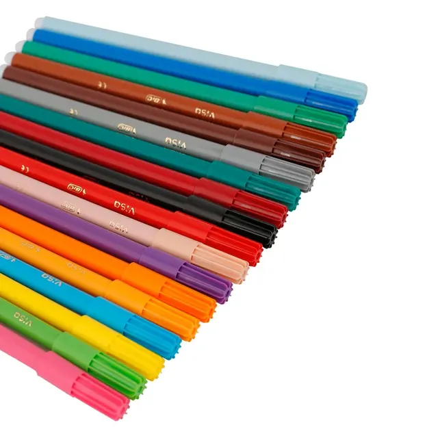Bic Visa Felt Pens Assorted Wallet 18