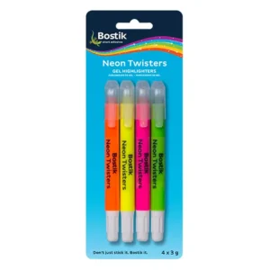 Bostik Neon Twisters Pack 4