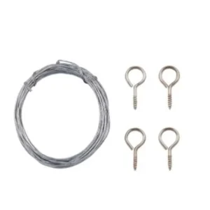 Bostik Perma Picture Wire Kit 1.8m Wire With 6 Eyelets