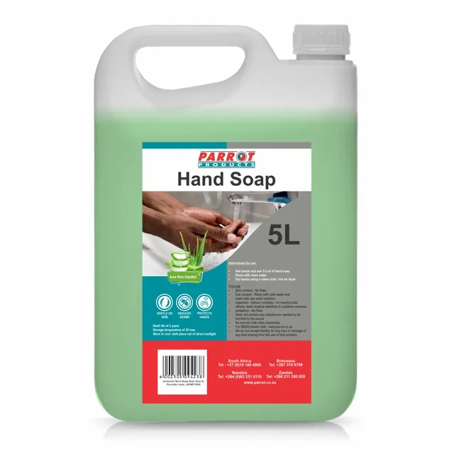 Parrot Janitorial Hand Soap Vanilla 5 Litre