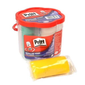 958959-Pritt Modelling Play Dough Tub 5 Colours 500g A