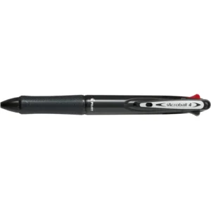 BKAB-45F-BK-Pilot Acroball Retractable Ballpoint Pen 0.7mm Fine 4 Colour Inks - Black Barrel_1