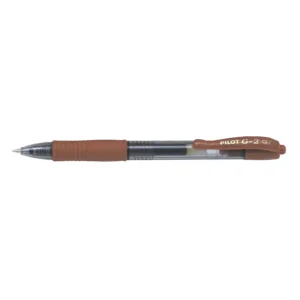 BL-G2-7-CA-Pilot G2 Retractable Roller Ball Gel Pen Fine 0.7mm - Caramel