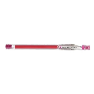 BL-GC-4-P-Pilot G-Tec-C4 Needle Point Gel Pen Ultra Fine 0.4mm - Pink (1)