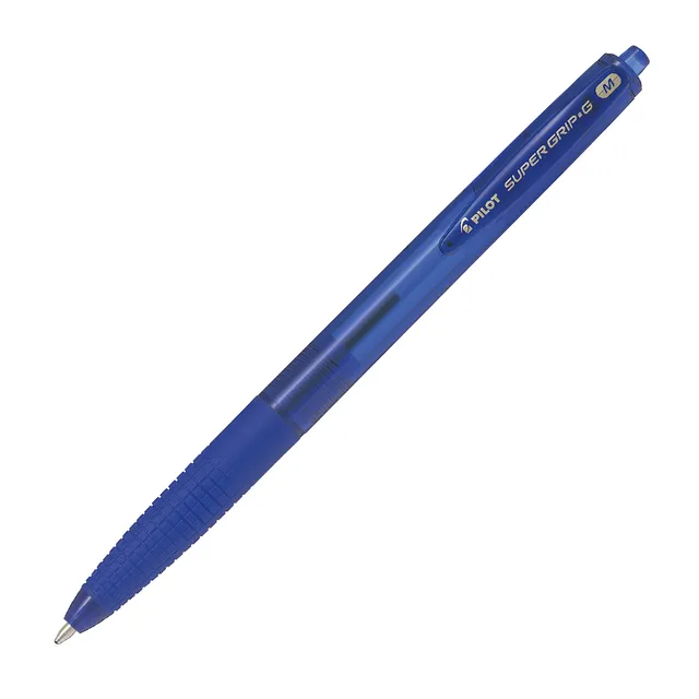 Pilot Super Grip G Retractable Ballpoint Pen Medium 1.0mm - Blue