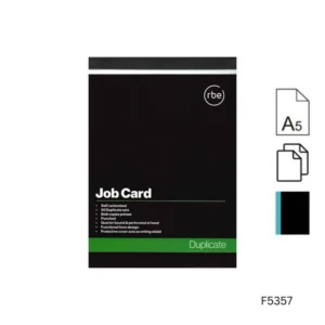 F12082-F5357-RBE A5 Duplicate Job Card Pad - 50 Sets (2)