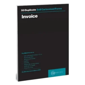 F8855- RBE A4 Duplicate Invoice Pad - 50 Sets