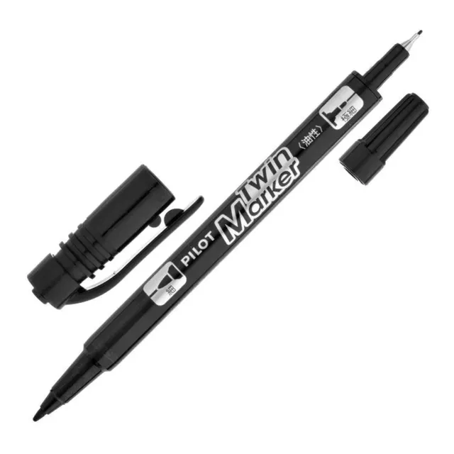 Pilot Twin Marker Liquid Ink Fine + Extra Fine - Wallet 12