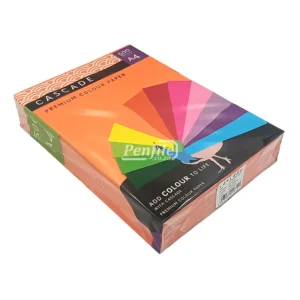 Cascade A4 Colour Paper 80gsm Ream 500 Sheets - Deep Tint Saffron (5)