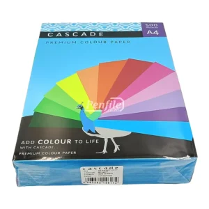 Cascade A4 Colour Paper 80gsm Ream 500 Sheets - Deep Tint Turquoise (3)
