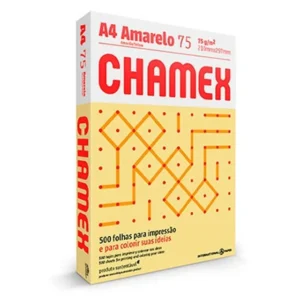 Chamex A4 Colour Paper 75gsm Ream 500 Sheets - Amarelo Yellow