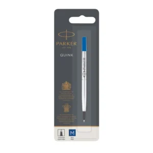Parker Quinkflow Ballpoint Fine 0.8mm Pen Refill - Black - Box 12