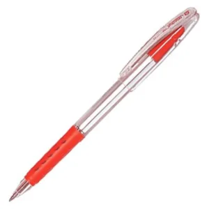 Pentel BK101 Superb G Grip Ballpoint Pen Fine 0.7mm - Red - FINAL STOCK