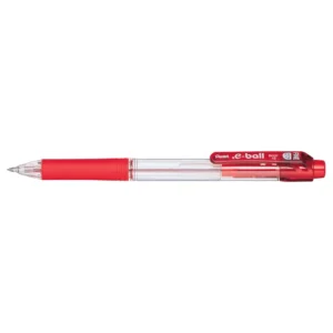Pentel BK127 E-Ball Grip Retractable Ballpoint Pen Fine 0.7mm - Red_1