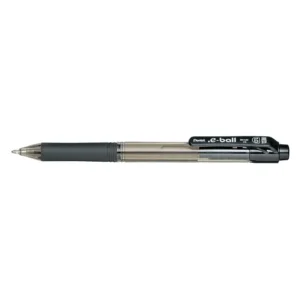 Pentel BK130 E-Ball Grip Retractable Ballpoint Pen Medium 1.0mm - Black