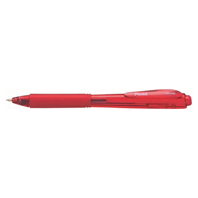 Pentel BK440 Triangular Grip Retractable Ballpoint Pen Medium 1.0mm - Red