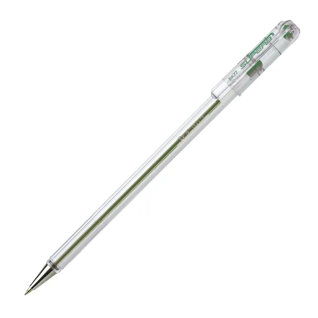 Pentel BK77 Superb Ballpoint Pen Fine 0.7mm - Green