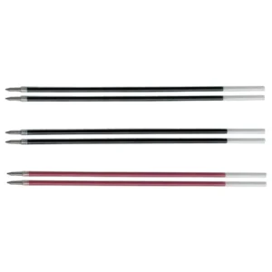 Pentel BKL77 Ballpoint Pen Fine 0.7mm Refills Pack 2 - Black-Blue-Red