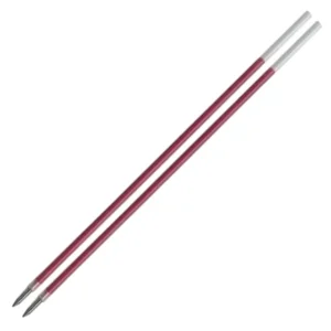 Pentel BKL7 Ballpoint Pen Fine 0.7mm Refills Pack 2 - Red