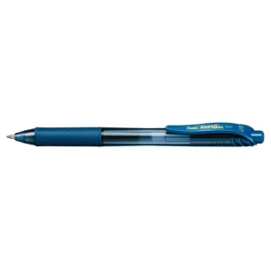 Pentel BL107 Energel X Metal Tip Retractable Roller Ball Pen 0.7mm - Navy Blue