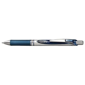 Pentel BL77 Energel Metal Tip Retractable Roller Ball Pen 0.7mm - Navy Blue