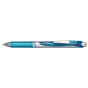 Pentel BL77 Energel Metal Tip Retractable Roller Ball Pen 0.7mm - Sky Blue