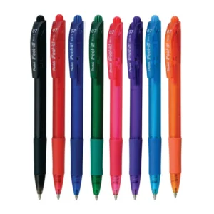 Pentel BX417 Feel-It Grip Retractable Ballpoint Pen Fine 0.7mm