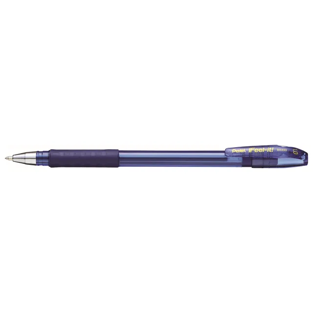Pentel BX490 Feel-It Grip Ballpoint Pen Medium 1.0mm - Blue