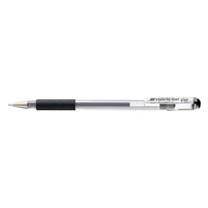 Pentel K118 Hybrid Gel Grip Pen 0.8mm - Black_1