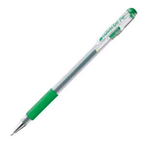 Pentel K118 Hybrid Gel Grip Pen 0.8mm - Green