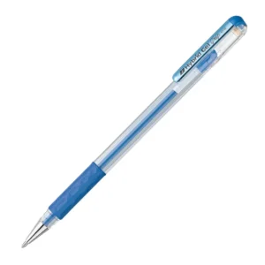 Pentel K118 Hybrid Metallic Gel Grip Pen 0.8mm - Blue