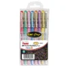 Pentel K118 Hybrid Milky Gel Grip Pen 0.8mm - White