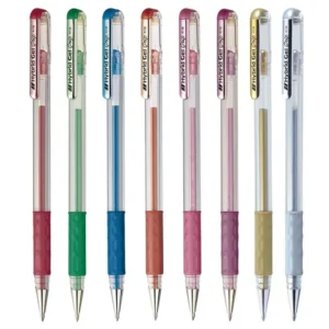 Pentel K118 Hybrid Metallic Gel Grip Pens 0.8mm