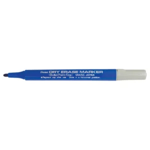Pentel MW5S Whiteboard Marker Fine Bullet Tip 3.0mm - Blue