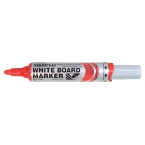 Pentel MWL5M Maxiflo Pump-It Whiteboard Marker Broad Tip 6.0mm - Red