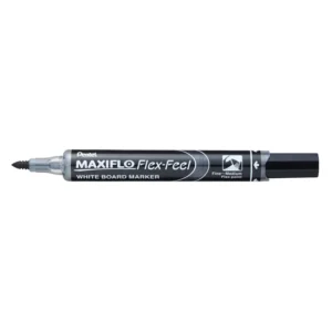 Pentel MWL5SBF Maxiflo Flex Feel Whiteboard Marker Flex Tip 6.0mm - Black_1
