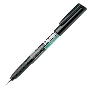 Pentel NMF50 Permanent Marker Super Fine Plastic Tip 0.6mm - Black