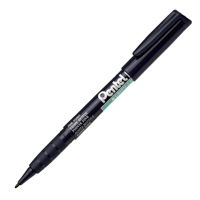 Pentel NMS50 Permanent Marker Fine Point Tip 2.0mm - Black