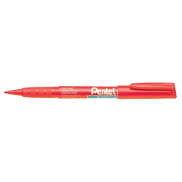 Pentel NMS50 Permanent Marker Fine Point Tip 2.0mm - Red