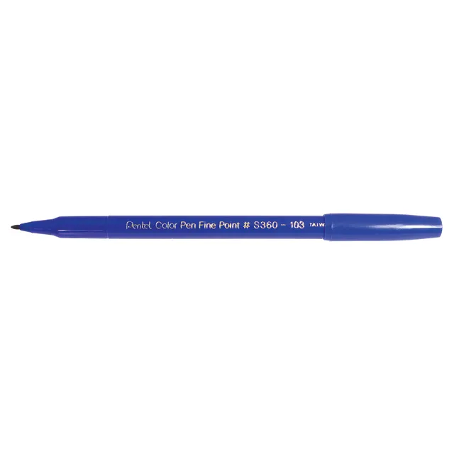 Pentel S360 Colour Pen Fibre Tip 2.0mm - Blue
