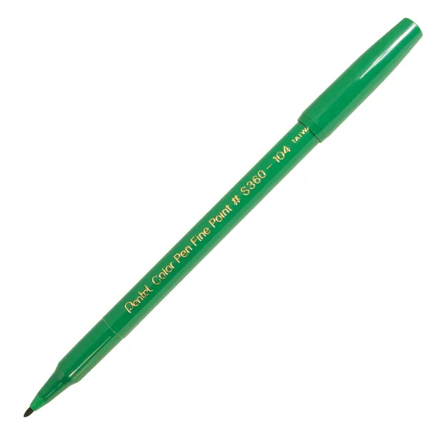 Pentel S360 Colour Pen Fibre Tip 2.0mm - Green
