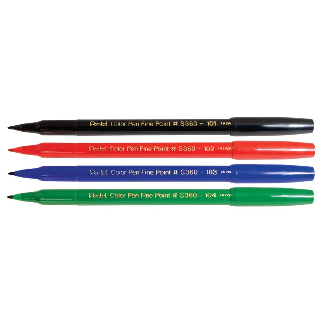 Pentel S360 Colour Pen Fibre Tip 2.0mm - Green