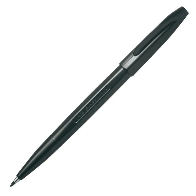 Pentel S520 Sign Pen Fibre Tip 2.0mm - Black