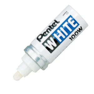 Pentel X100W Paint Marker Broad Bullet Tip 6.5mm - White