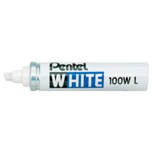 Pentel X100WL Paint Marker Large Chisel Tip 6.5mm - White