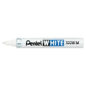 Pentel X100WM Paint Marker Medium Bullet Tip 3.9mm - White
