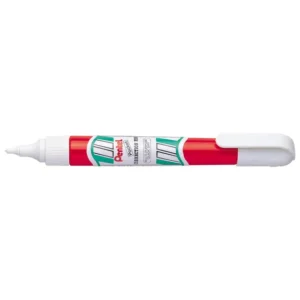 Pentel ZLC21 Correction Pen Medium Plastic Point 7ml - Red Barrel